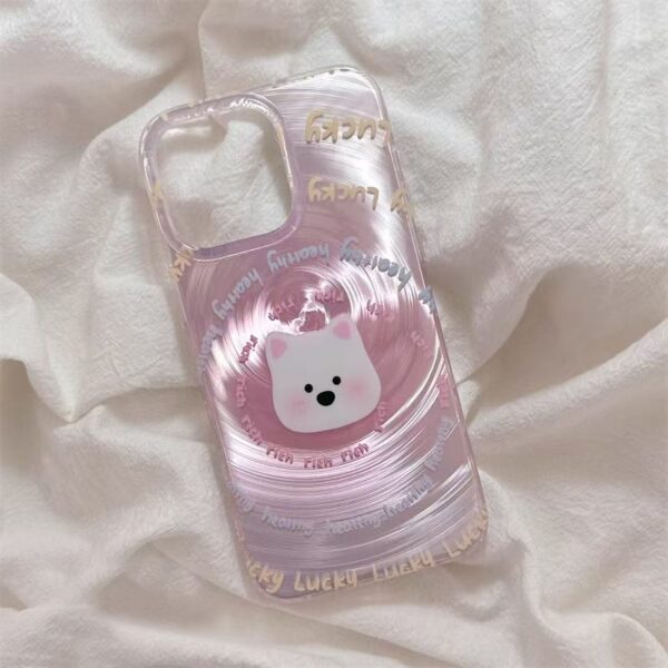 Cute West Highland puppy patterned phone case - Image 3