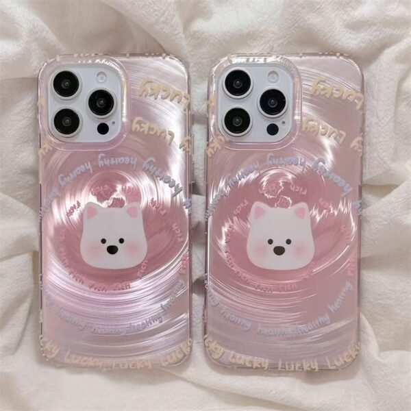 Cute West Highland puppy patterned phone case - Image 4