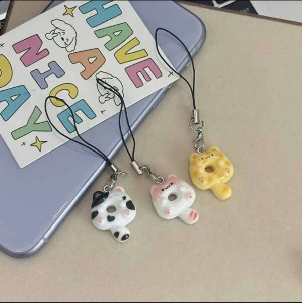 Meow Donut Kitty Phone Charms - Image 2