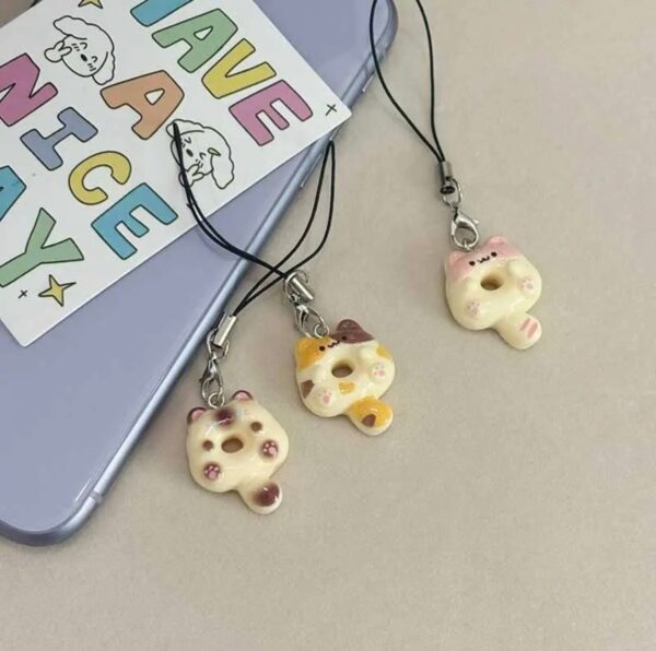Meow Donut Kitty Phone Charms - Image 3
