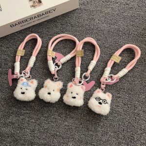 Cute West Highland Puppy Phone Charms
