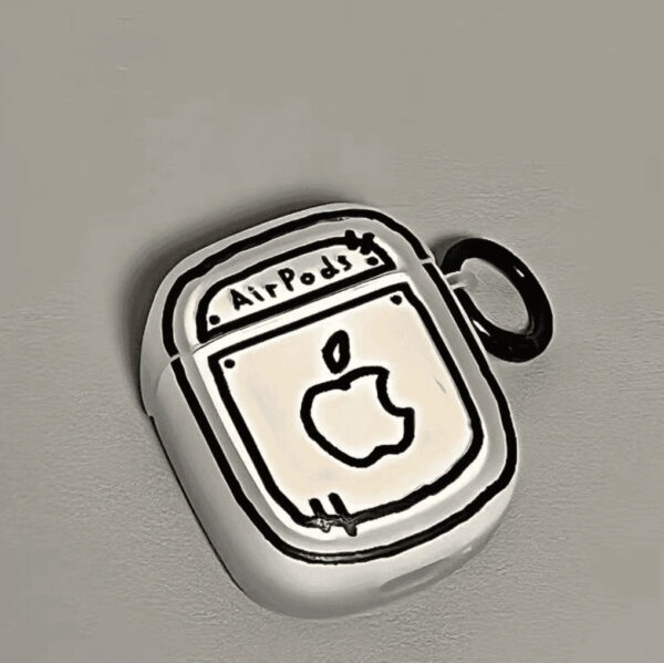 Pencil Drawing Doodle AirPods Case Protective Cover