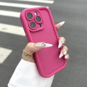 Comfortable & Stylish Solid-color Phone Case