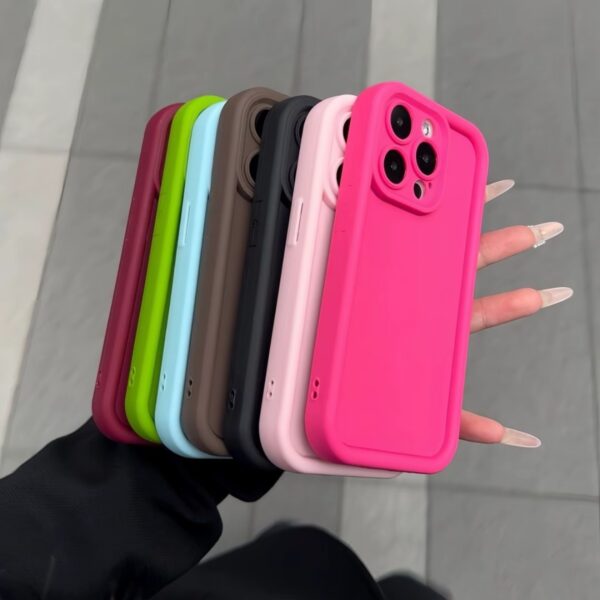 Comfortable & Stylish Solid-color Phone Case - Image 2