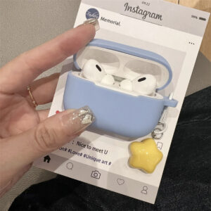Sky Blue & Star AirPods Case Protective Cover