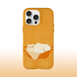 Sleeping Kitten Pattern Phone Case