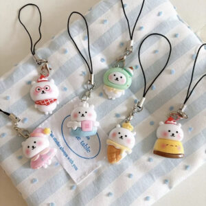 Bear Food Series Phone Charms