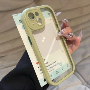 Lucency PVC Solid-color Phone Case